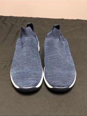 Hyper Swiss Women’s Slip-On Knit Sneakers in Navy Blue, 9.5-10, EU 41